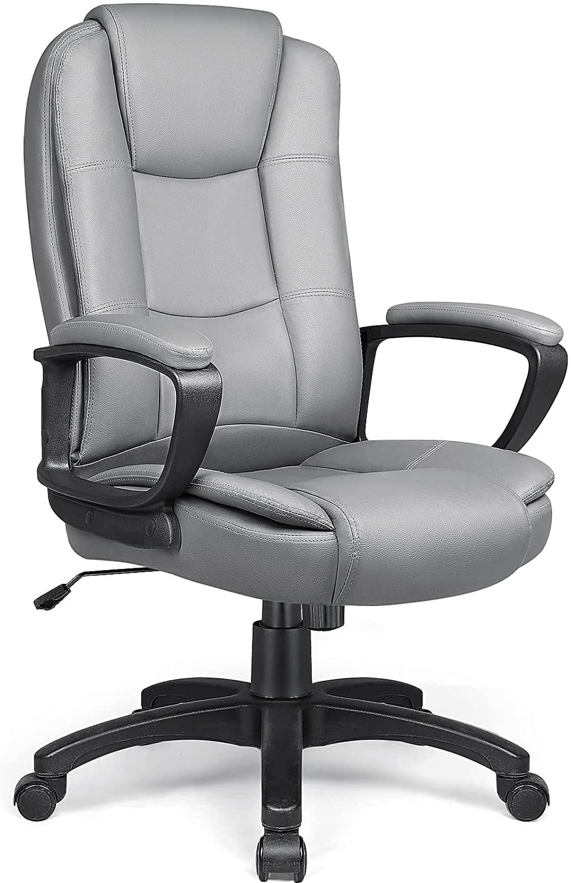Waleaf Home Office Chair, 400LBS 8Hours Heavy Duty Design, Ergonomic High Back Cushion Lumbar Back Support, Computer Desk Chair, Big and Tall Chair for Work